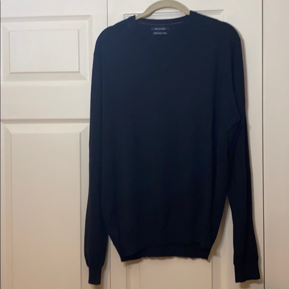 Massimo Dutti cashmere/silk v-neck sweater